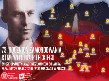 Znicze Pamięci w 75. rocznicę śmierci rotmistrza Witolda Pileckiego – Katowice – Częstochowa, 25 maja 2023