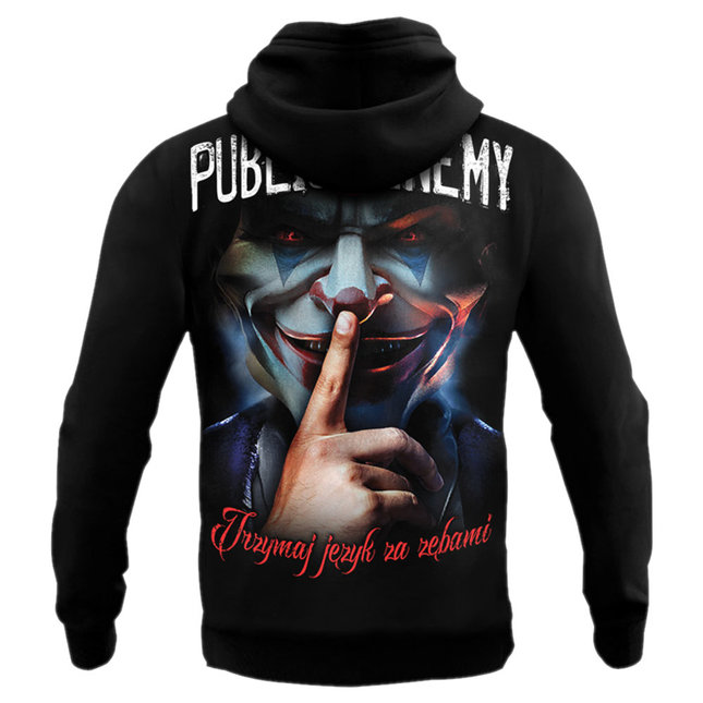 Bluza Public Enemy Trzymaj język za zębami