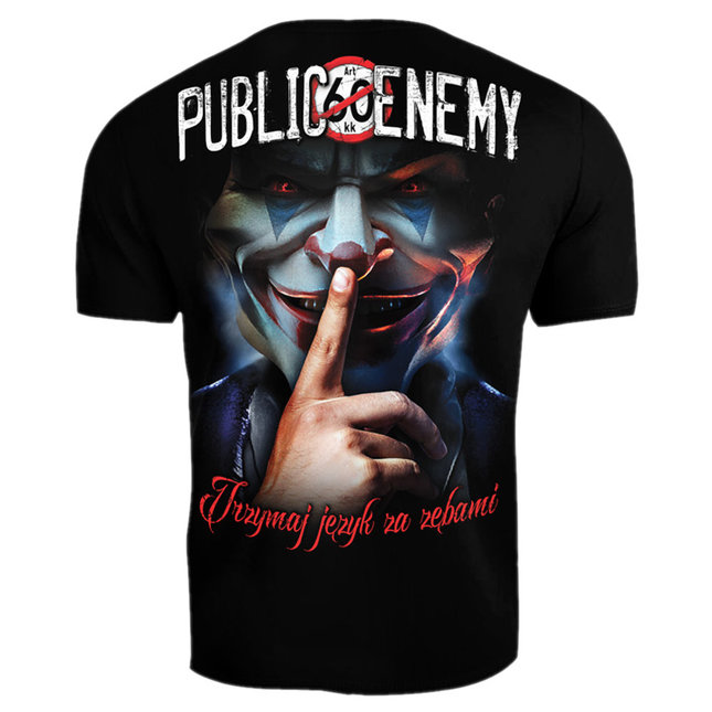 Koszulka Public Enemy Trzymaj język za zębami