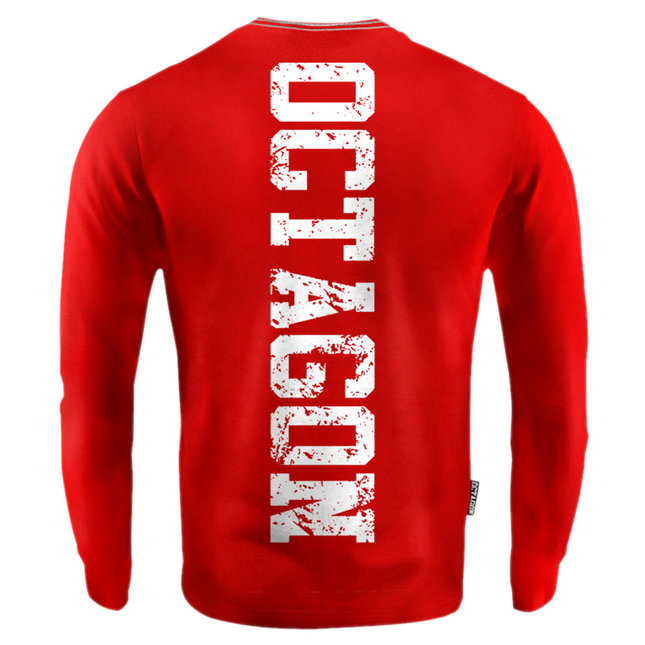 Longsleeve Męski Octagon Fight Wear czerwony