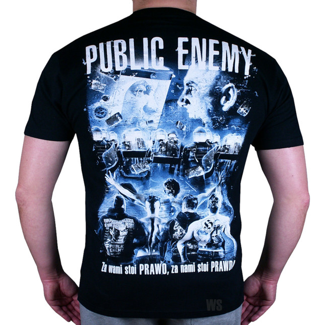 Koszulka Public Enemy Za wami stoi PRAWO za nami stoi PRAWDA