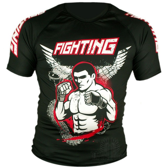 Rashguard Backfist Fighting