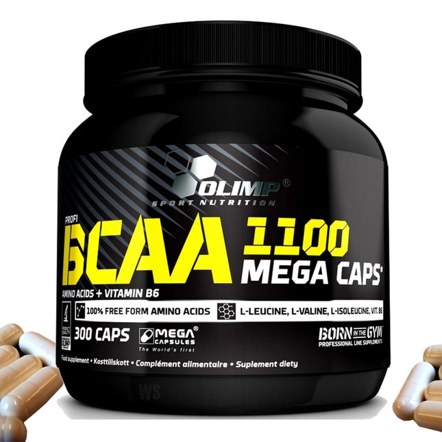 BCAA 1100 Mega Caps 300szt Olimp