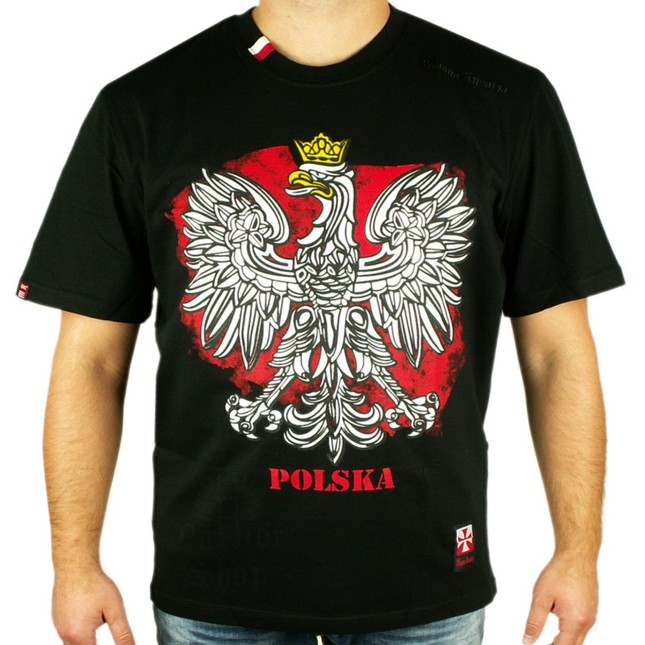 Koszulka Magna Husaria Godło czarna