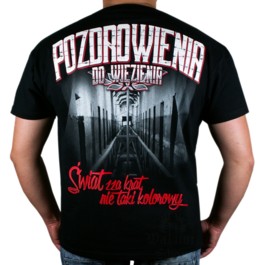 Koszulka Public Enemy PDW Pozdrowienia do więzienia