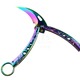 Nóż motylek rainbow Karambit N-499B orzeł