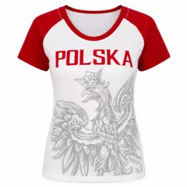 Koszulka Kibica Damska Polska