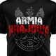 Koszulka Public Enemy AK Armia Krajowa Herb czarna