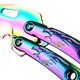 Nóż motylek rainbow Karambit N-499B orzeł