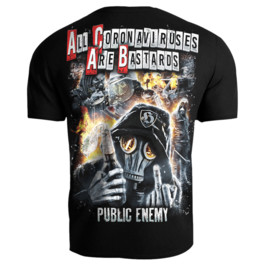 Koszulka Public Enemy All Coronaviruses Are Bastards czarna