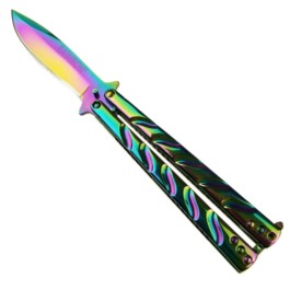 Nóż Motylek Albainox Rainbow Xxl N-495