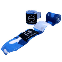 Bandaż Bokserski Octagon 3m Camo Blue