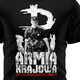 Koszulka Public Enemy Armia Krajowa Za Wolność Naszą I Waszą czarna