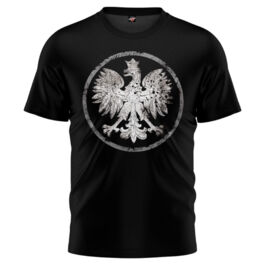 Koszulka Public Enemy Orzeł W Kole Czarna
