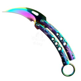 Nóż Motylek Rainbow Karambit N-499b Orzeł