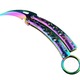 Nóż motylek rainbow Karambit N-499B orzeł