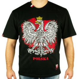 Koszulka Magna Husaria Godło Czarna