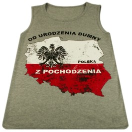 Bezrękawnik Patriotyczny Od Urodzenia Dumny Z Pochodzenia