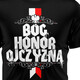 Koszulka Public Enemy Bóg Honor Ojczyzna czarna
