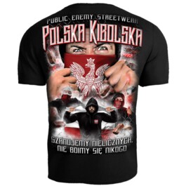 Koszulka Public Enemy Polska Kibolska Czarna