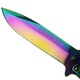 Nóż Motylek Albainox Rainbow XXL N-495